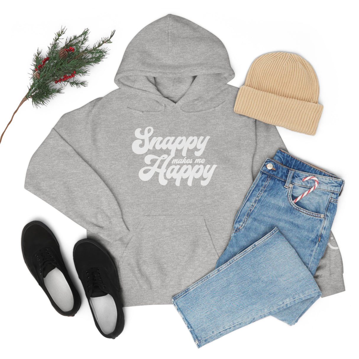 Snappy Makes Me Happy Hoodie - ClixAuto