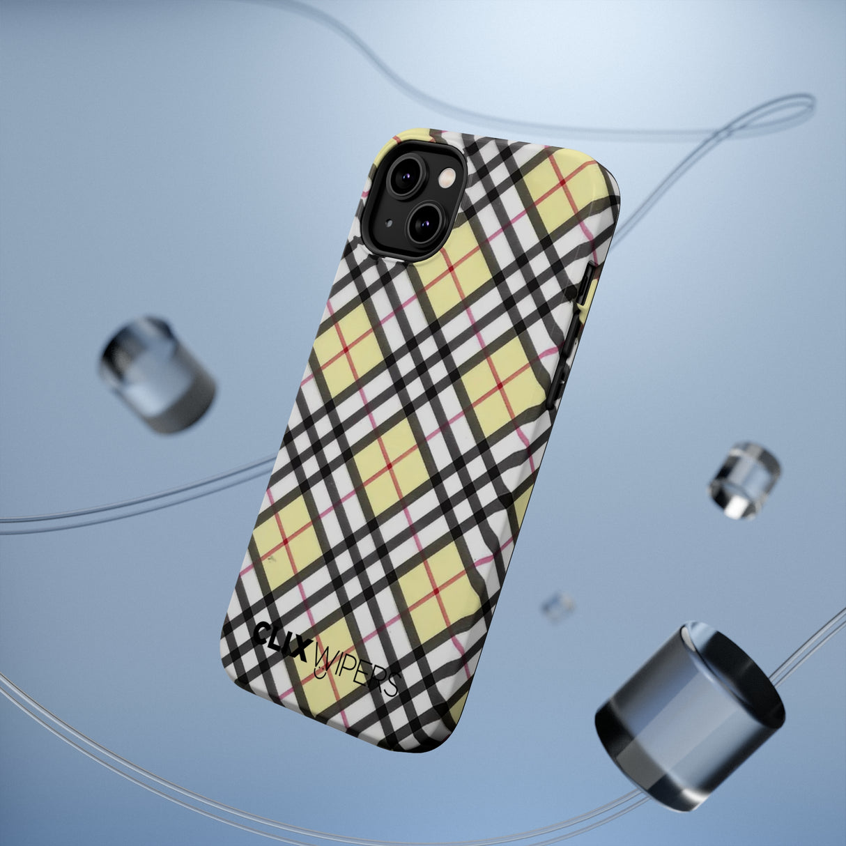 Vinilo o funda para iPhone MagSafe a cuadros