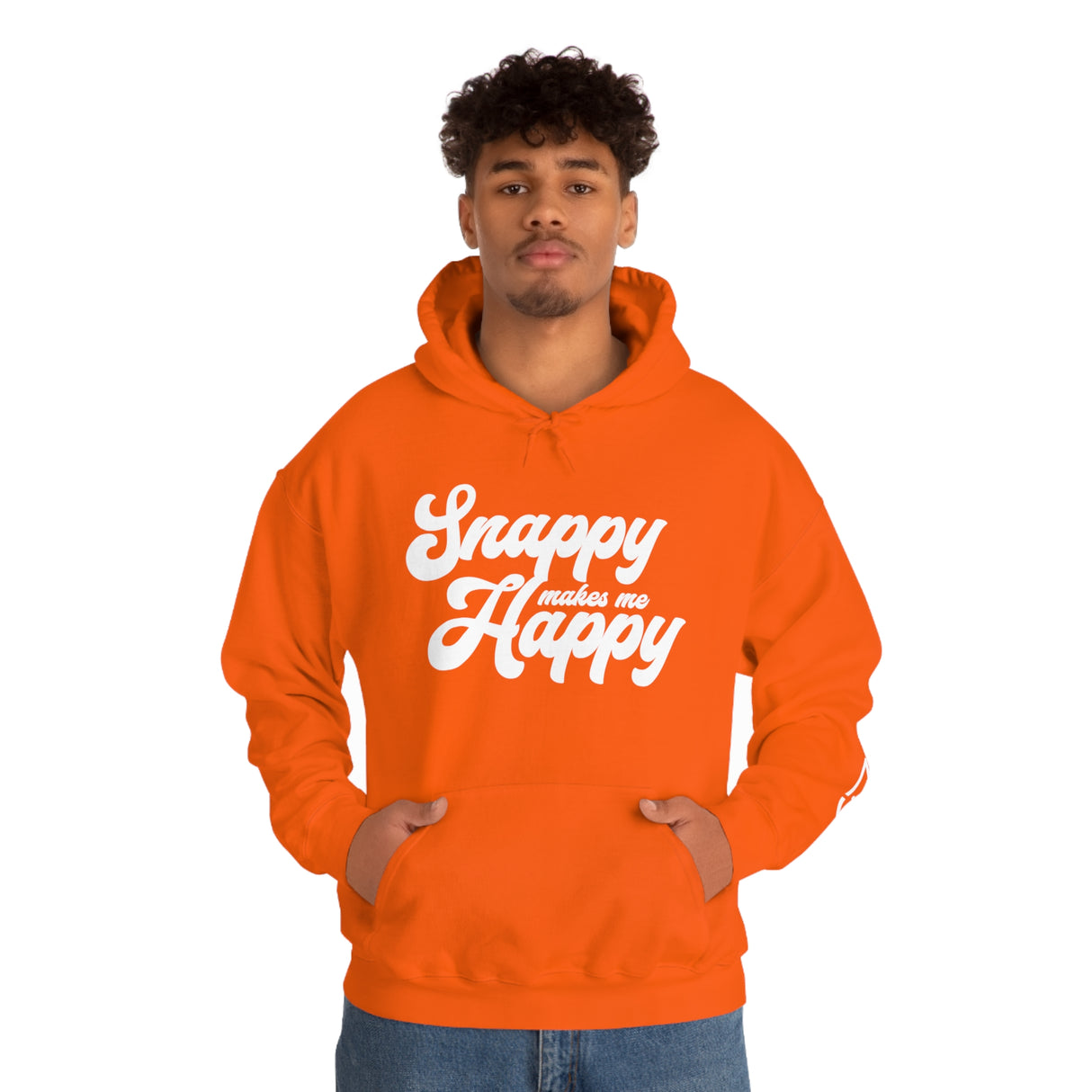 Snappy me hace feliz sudadera con capucha