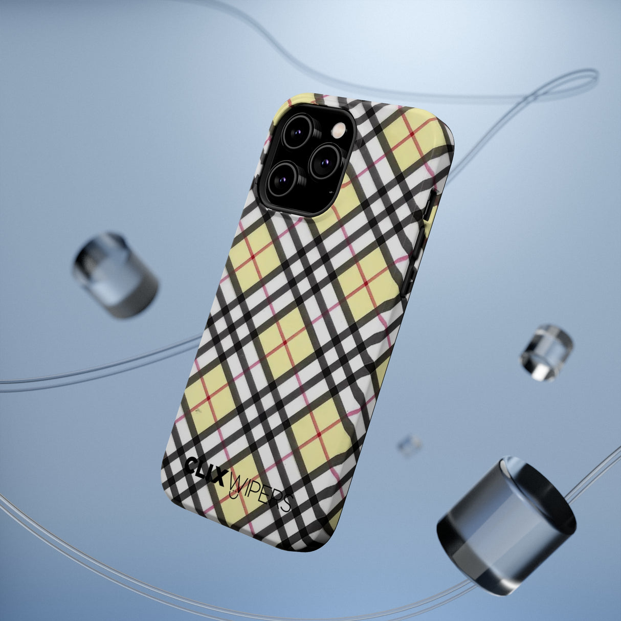 Vinilo o funda para iPhone MagSafe a cuadros