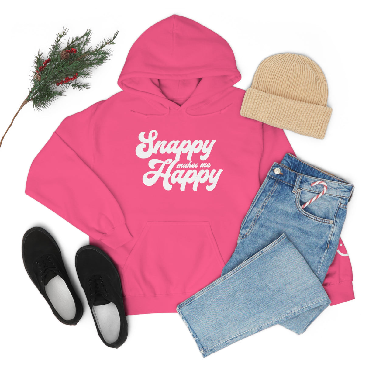 Snappy Makes Me Happy Hoodie - ClixAuto