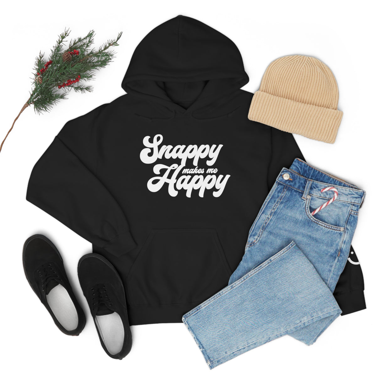 Snappy Makes Me Happy Hoodie - ClixAuto