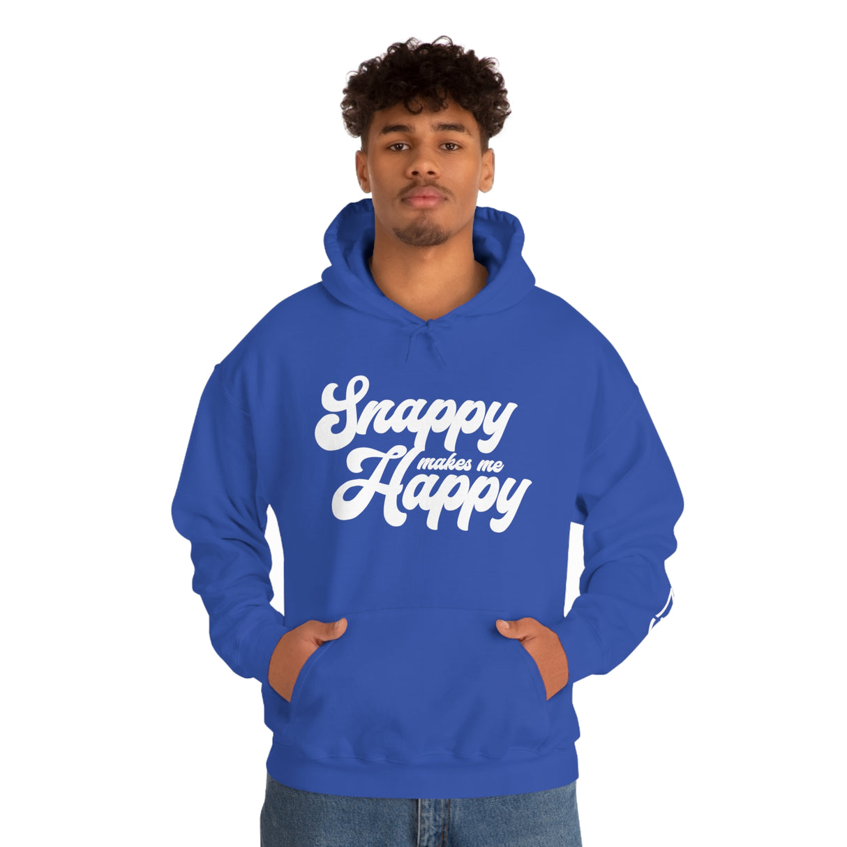 Snappy me hace feliz sudadera con capucha