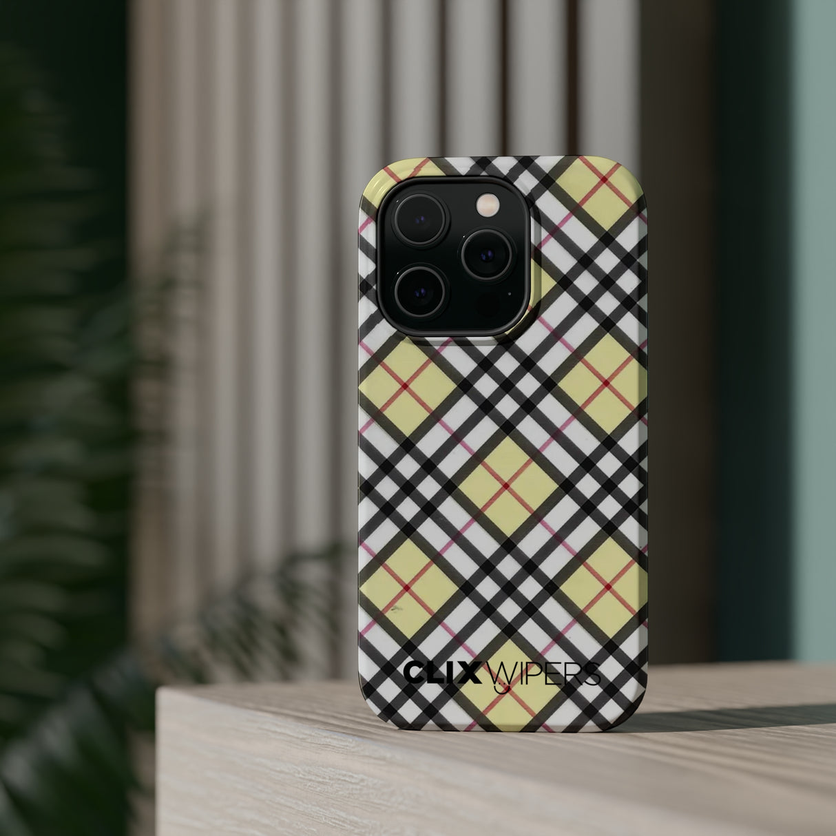 Plaid MagSafe iPhone Case - ClixAuto