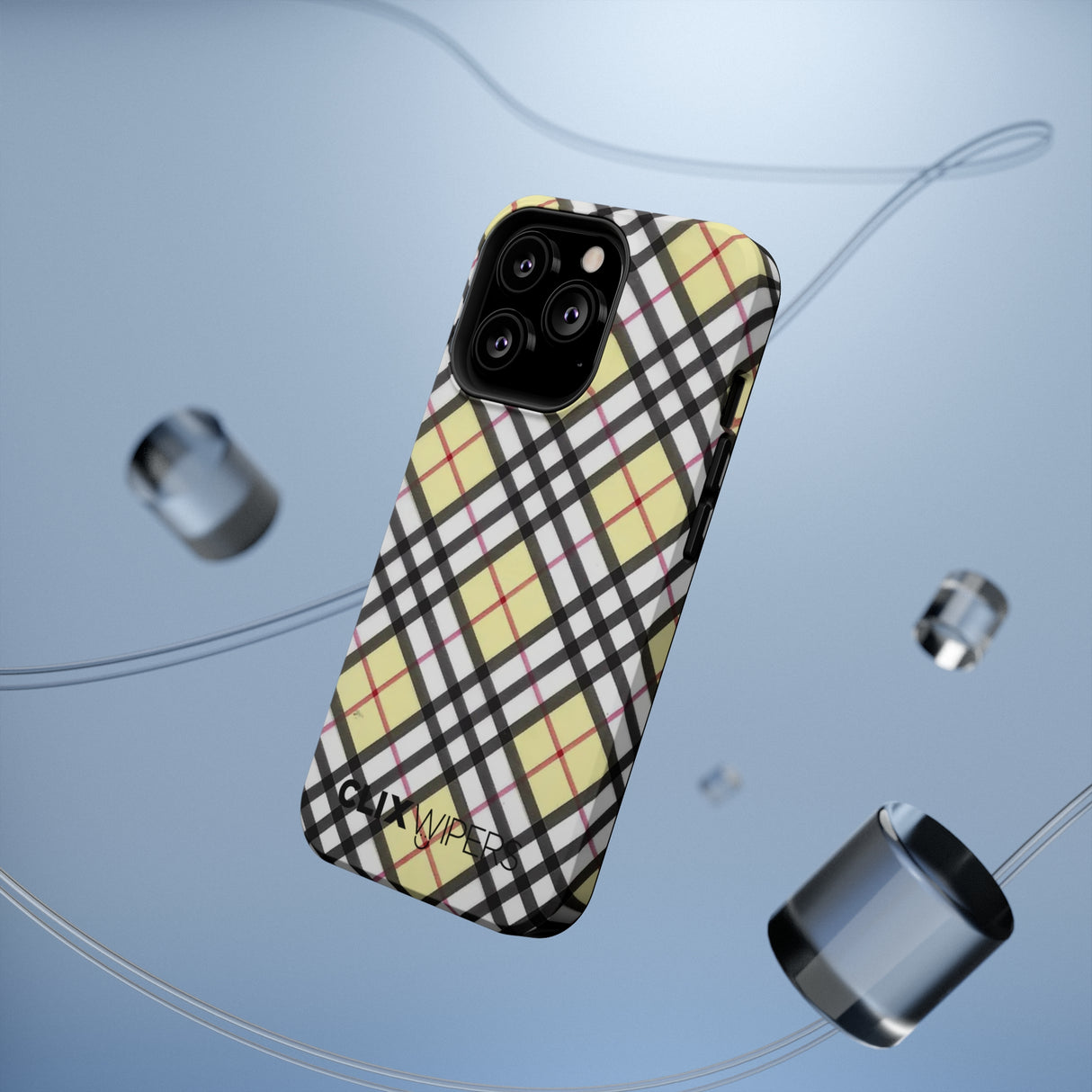 Vinilo o funda para iPhone MagSafe a cuadros