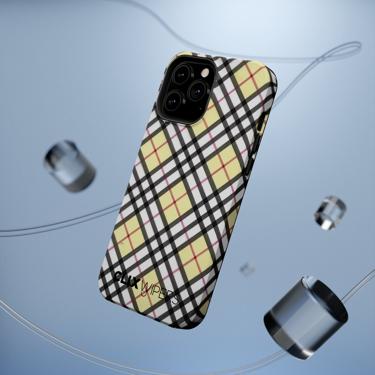 Vinilo o funda para iPhone MagSafe a cuadros