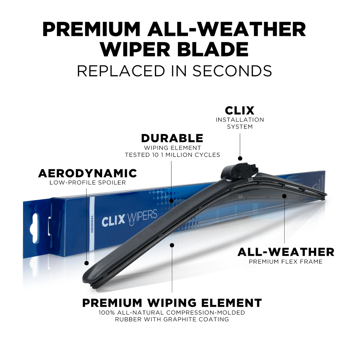 Chevrolet Camaro Windshield Wiper Blades - ClixAuto