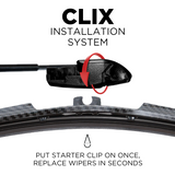 ClixWipers 26in and 16in Windshield Wiper Blade Set