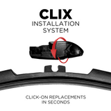 ClixWipers 26in and 18in Windshield Wiper Blade Set