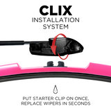 ClixWipers 24in and 18in Windshield Wiper Blade Set