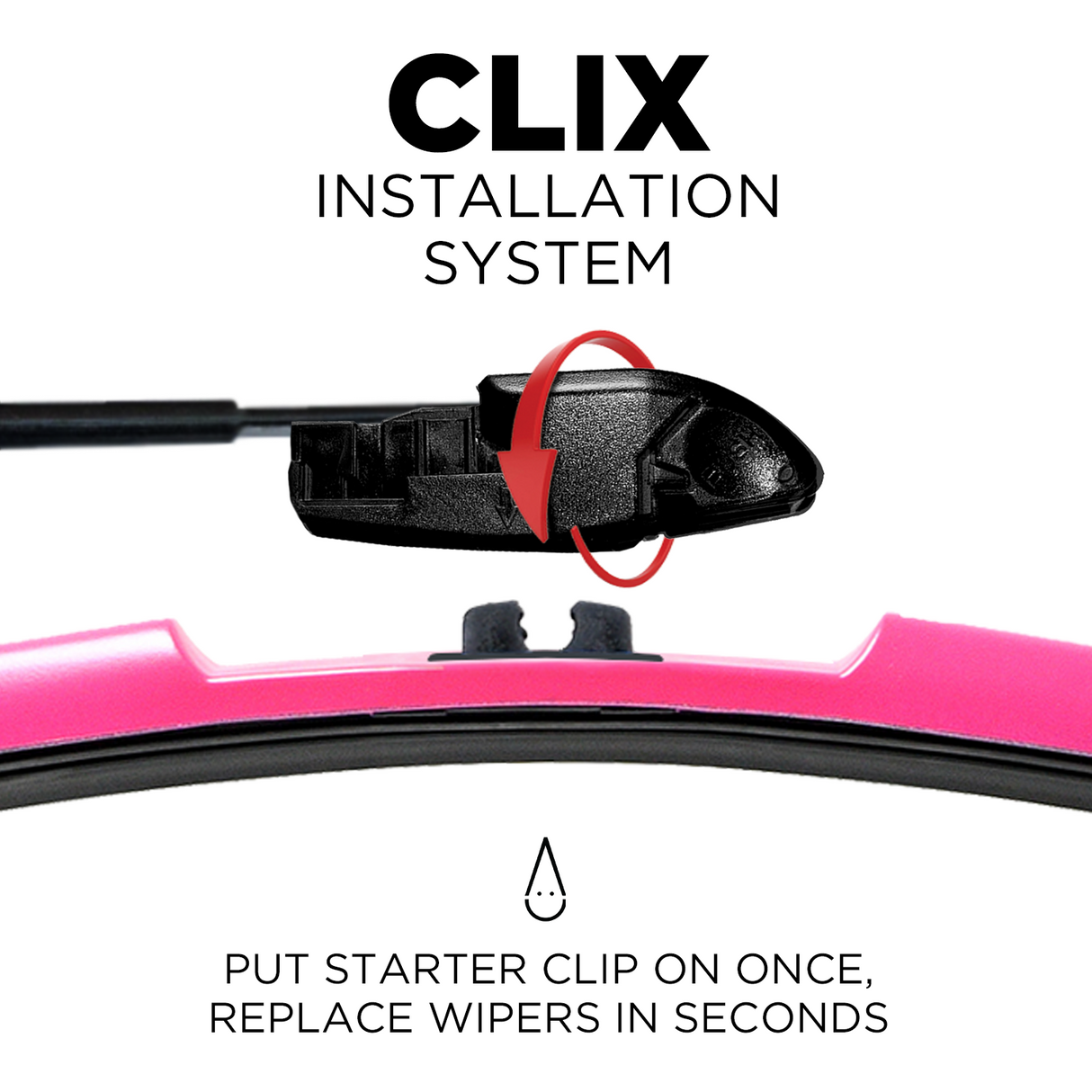 ClixWipers 20in and 16in Windshield Wiper Blade Set