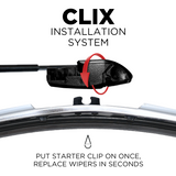 ClixWipers 14in and 14in Windshield Wiper Blade Set