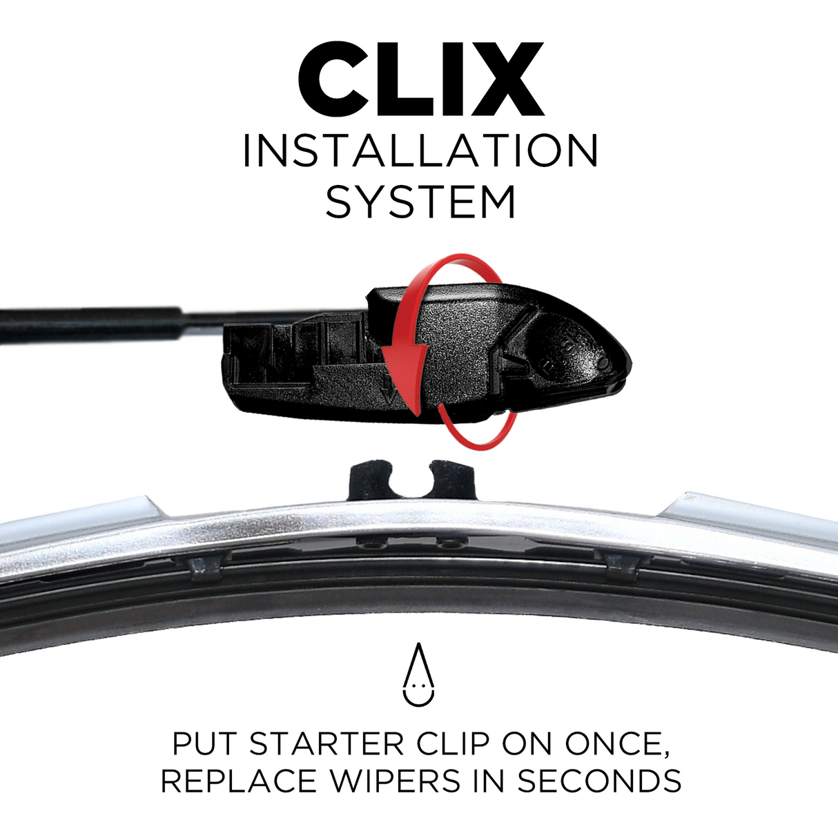 ClixWipers 20in and 20in Windshield Wiper Blade Set