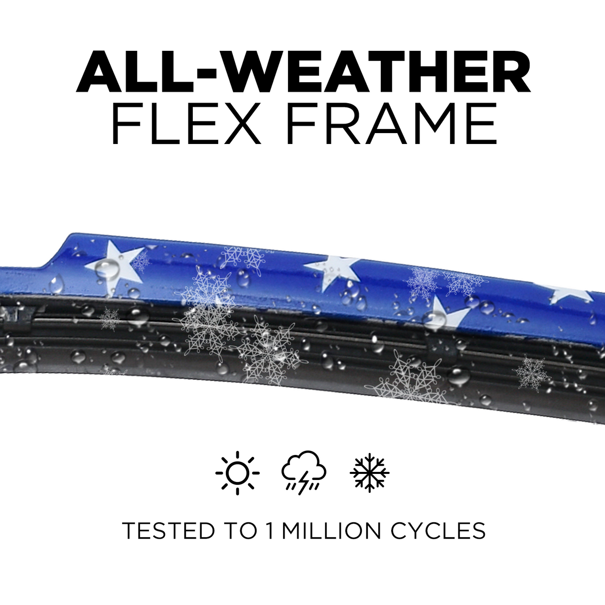 Stars Single Front Wiper Blade