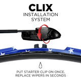 ClixWipers 28in and 16in Windshield Wiper Blade Set