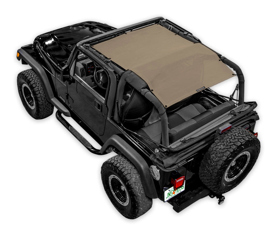 Jeep Wrangler TJ Solid Color Shade Top(1997-2006)