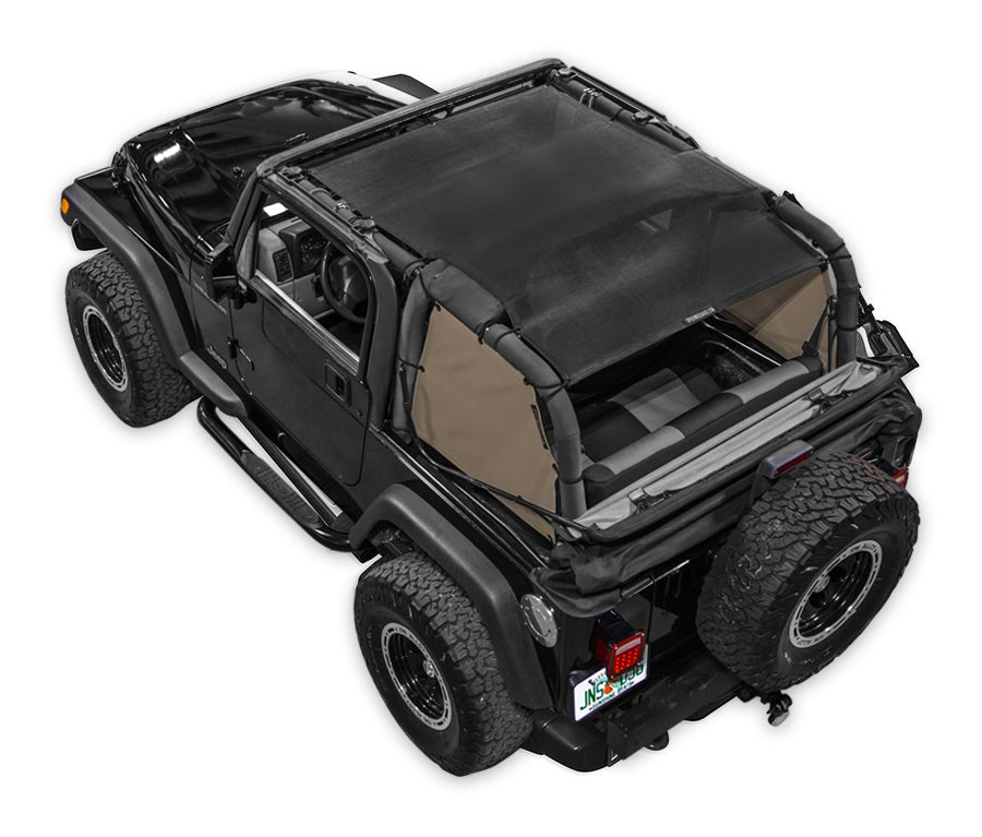 Jeep Wrangler TJ Solid Color Shade Top(1997-2006)