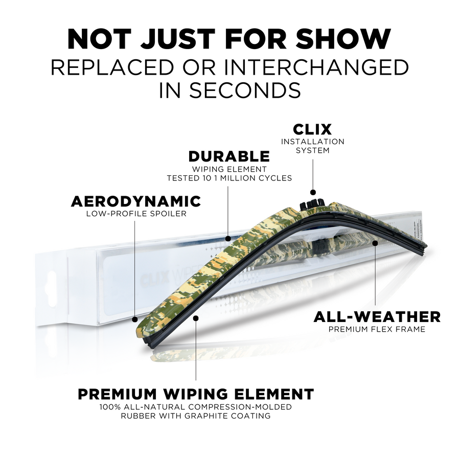 Jeep Wrangler Windshield Wiper Blades – ClixAuto